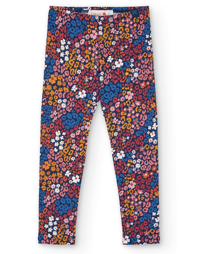 BOBOLI Stretch knit leggings for girl -BCI - 429038