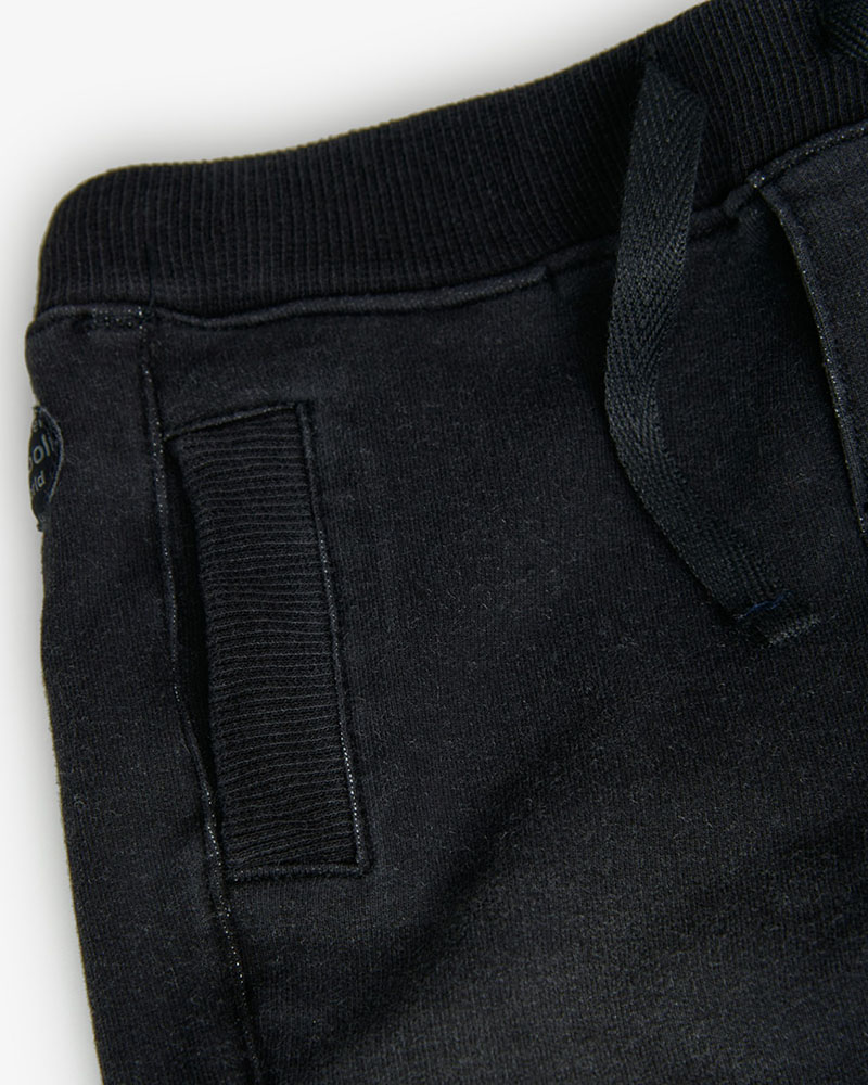 BOBOLI Fleece denim trousers for baby boy -BCI - 390248