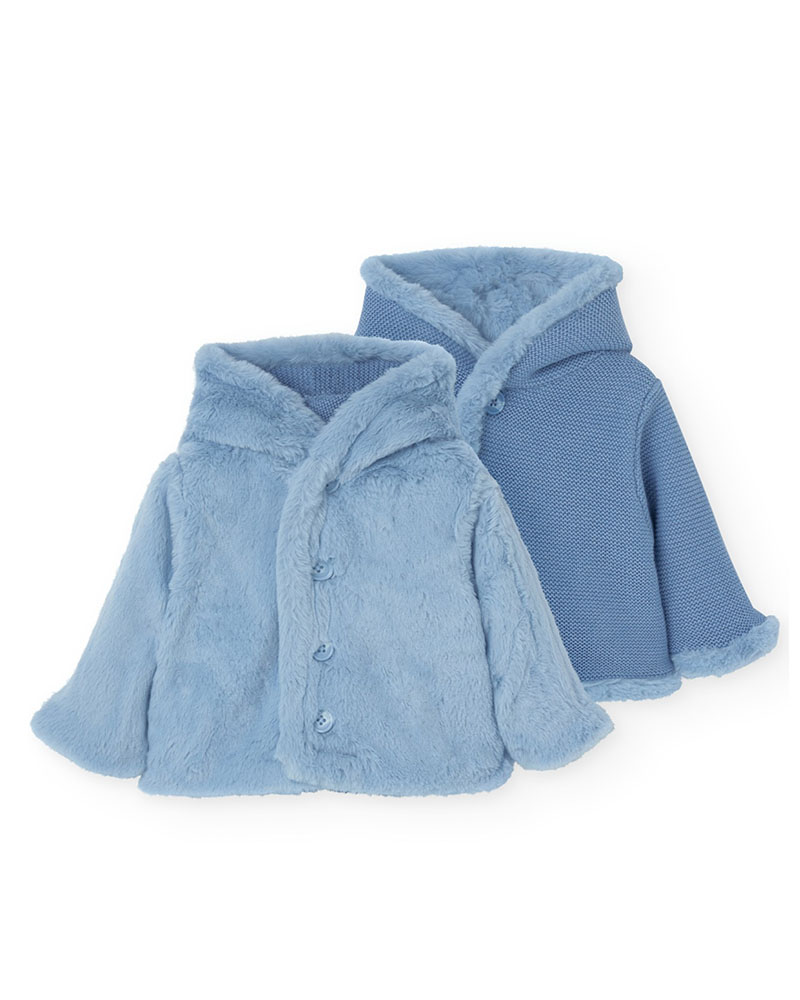 BOBOLI Jacket reversible for baby boy -BCI - 759001