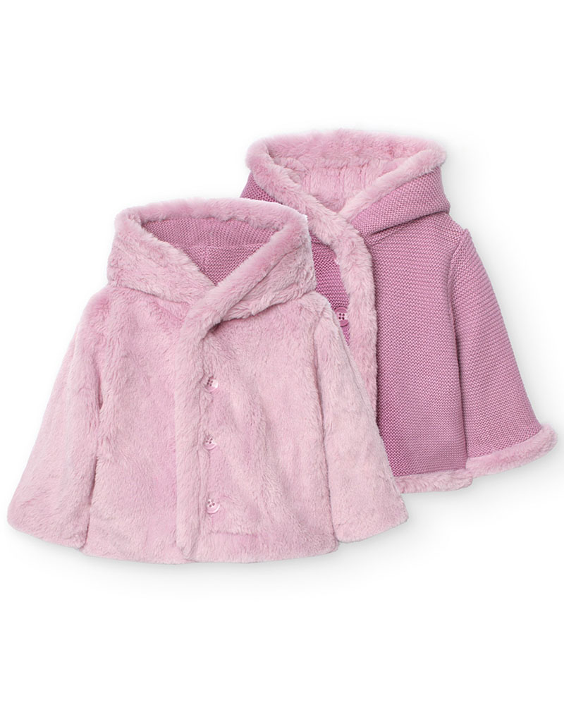 BOBOLI Jacket reversible for baby girl -BCI - 749000