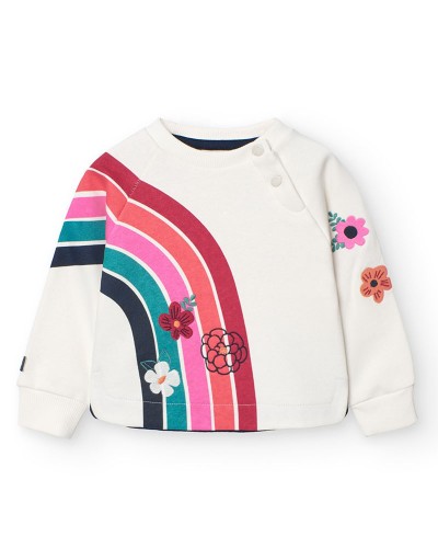 BOBOLI Fleece sweatshirt for baby girl -BCI - 209168