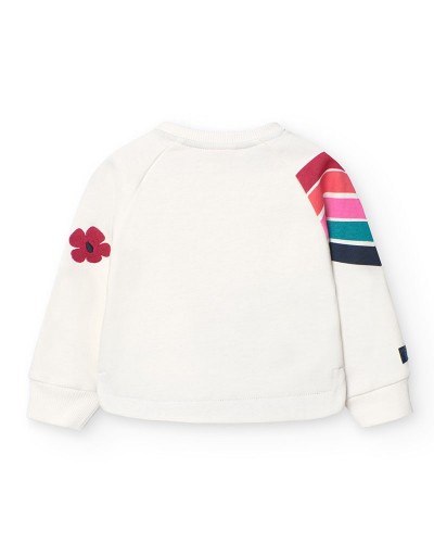 BOBOLI Fleece sweatshirt for baby girl -BCI - 209168