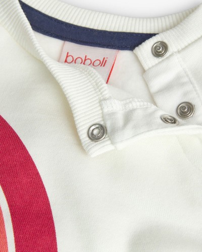 BOBOLI Fleece sweatshirt for baby girl -BCI - 209168