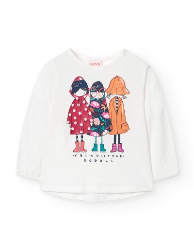 BOBOLI Knit t-Shirt for baby girl -BCI - 209157