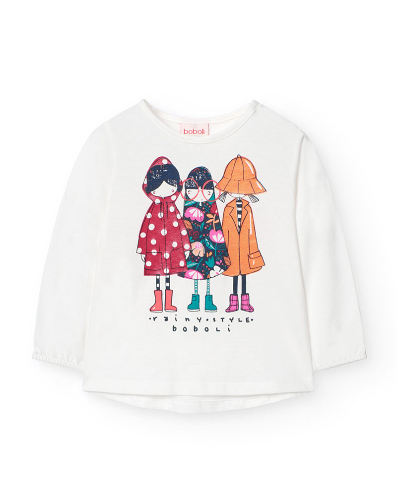 BOBOLI Knit t-Shirt for baby girl -BCI - 209157