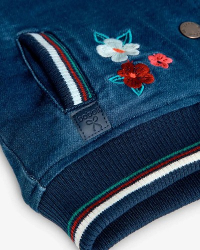 BOBOLI Jacket denim combined for baby -BCI - 209067