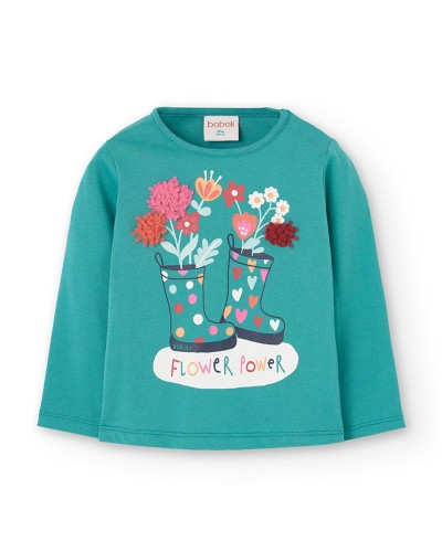 BOBOLI Knit t-Shirt for baby girl -BCI - 209078