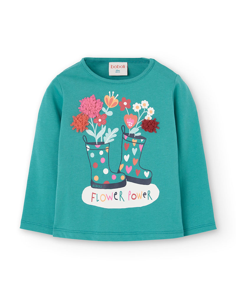 BOBOLI Knit t-Shirt for baby girl -BCI - 209078