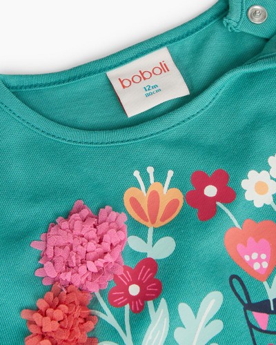 BOBOLI Knit t-Shirt for baby girl -BCI - 209078