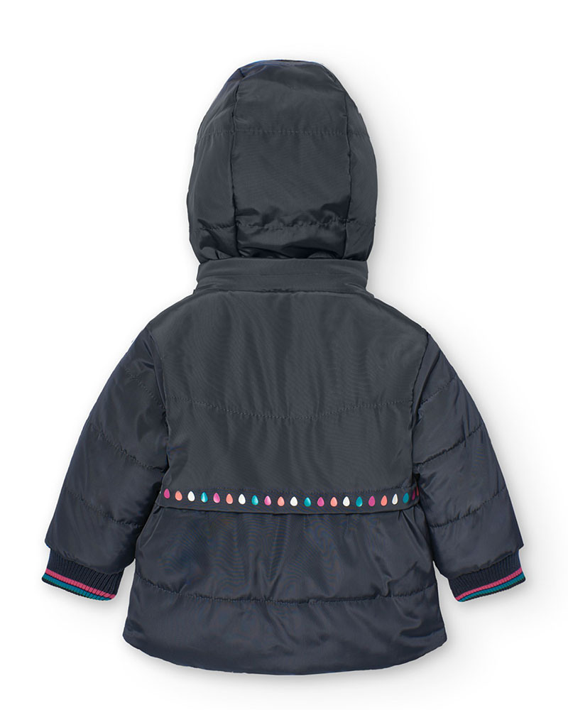 BOBOLI Reversible parka for baby girl - 229182