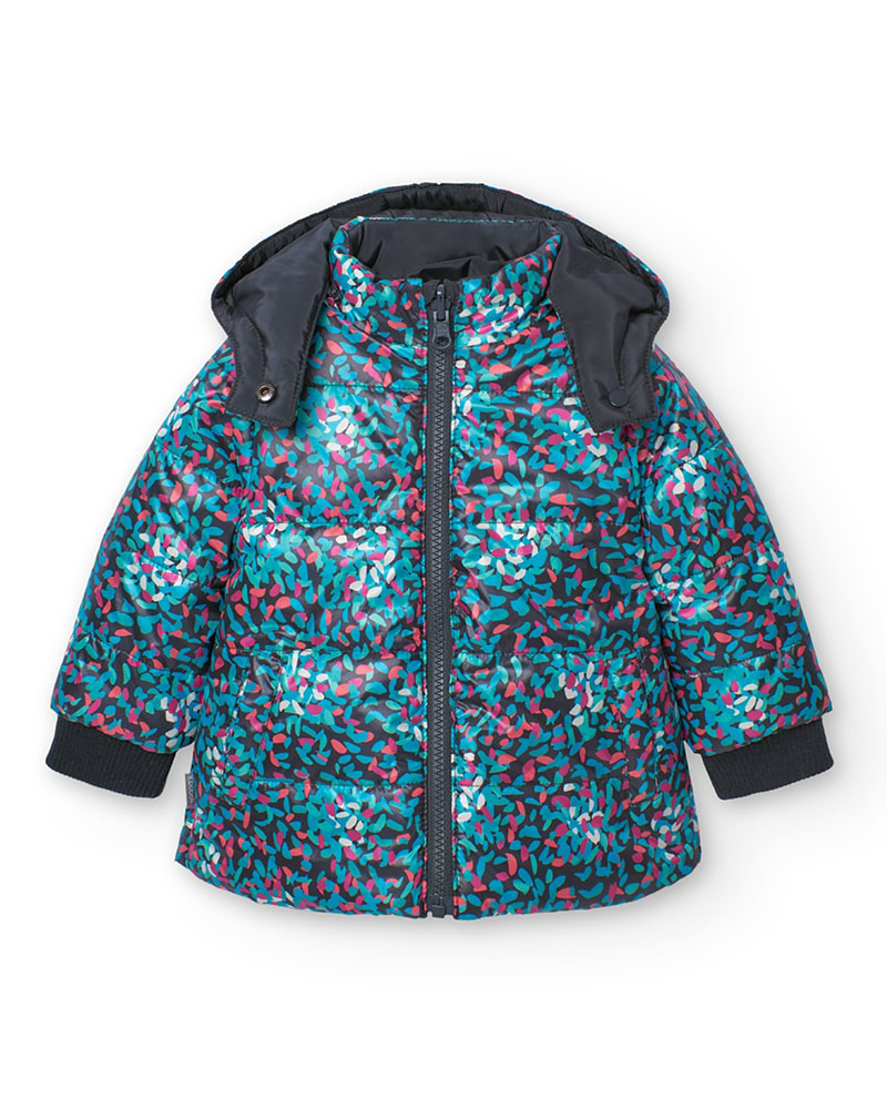 BOBOLI Reversible parka for baby girl - 229182