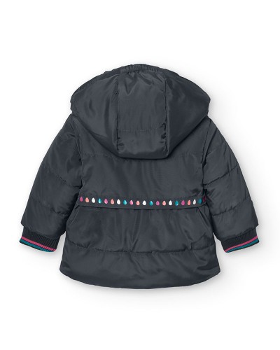 BOBOLI Reversible parka for baby girl - 229182