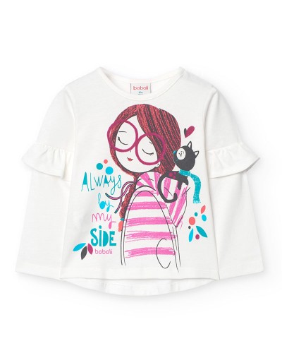 BOBOLI Knit t-Shirt for baby girl -BCI - 229137