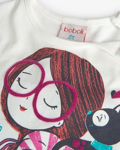 BOBOLI Knit t-Shirt for baby girl -BCI - 229137