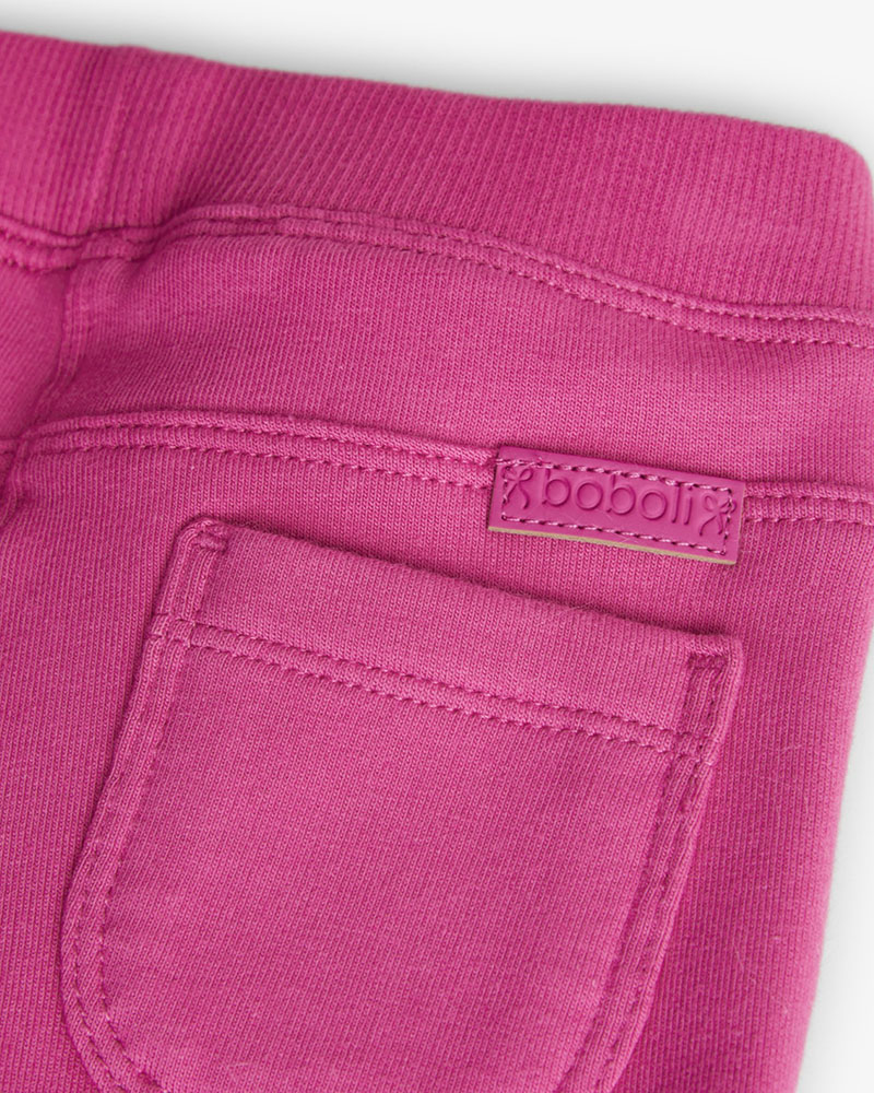 BOBOLI Stretch fleece trousers for baby -BCI - 299022