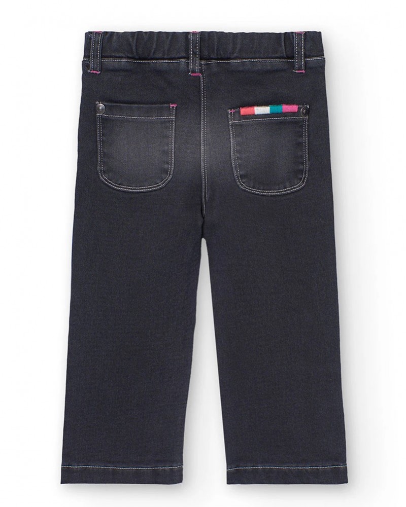 BOBOLI Denim trousers knit for baby -BCI - 229070