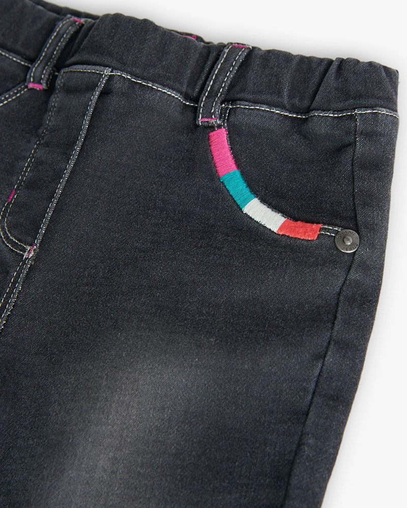 BOBOLI Denim trousers knit for baby -BCI - 229070