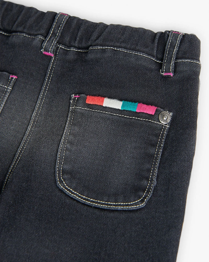 BOBOLI Denim trousers knit for baby -BCI - 229070