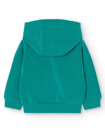 BOBOLI Fleece with hood sweatshirt for baby -BCI - 229003