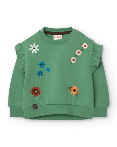 BOBOLI Fleece sweatshirt for baby girl -BCI - 239127