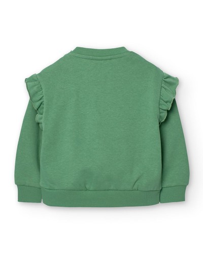 BOBOLI Fleece sweatshirt for baby girl -BCI - 239127