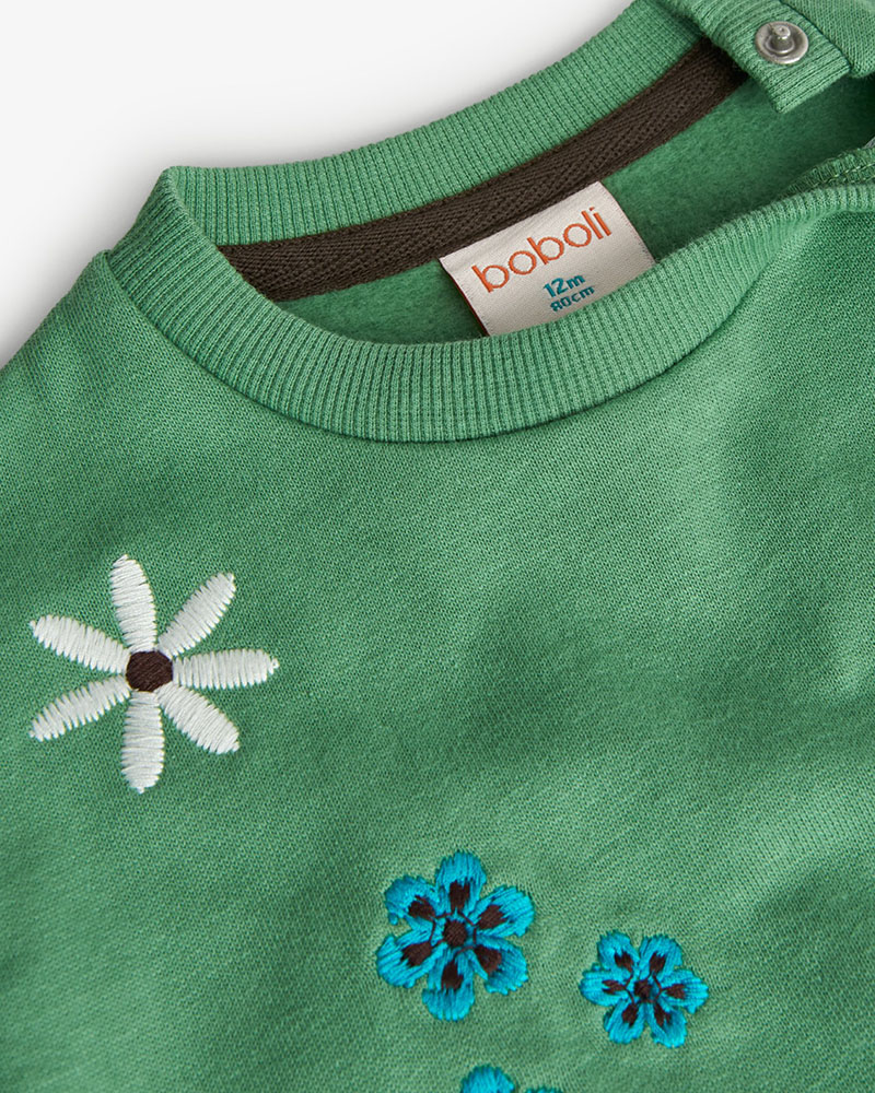 BOBOLI Fleece sweatshirt for baby girl -BCI - 239127