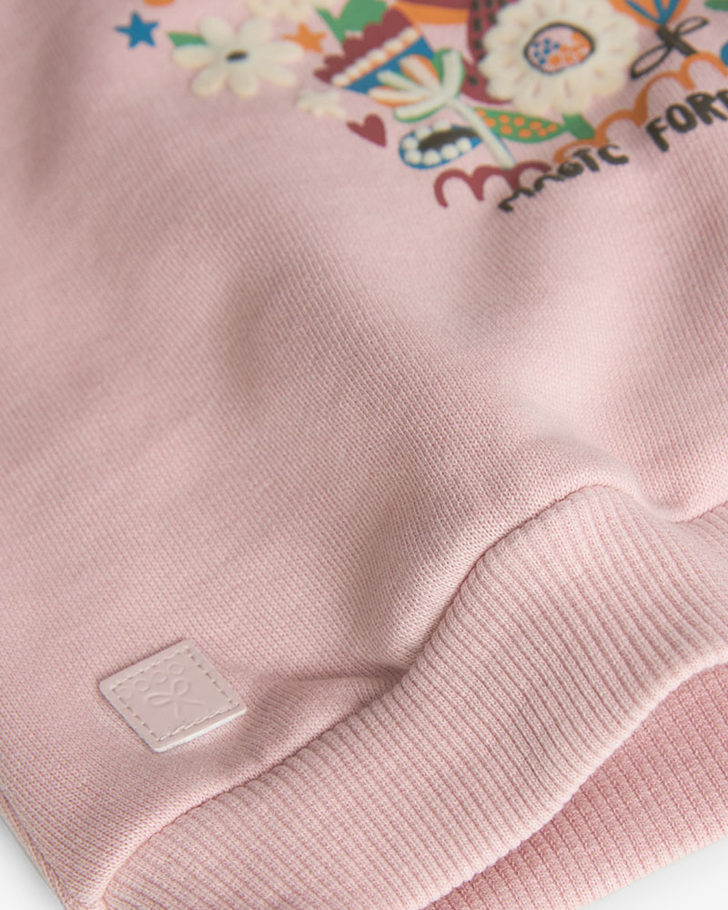 BOBOLI Fleece sweatshirt for baby girl -BCI - 239060