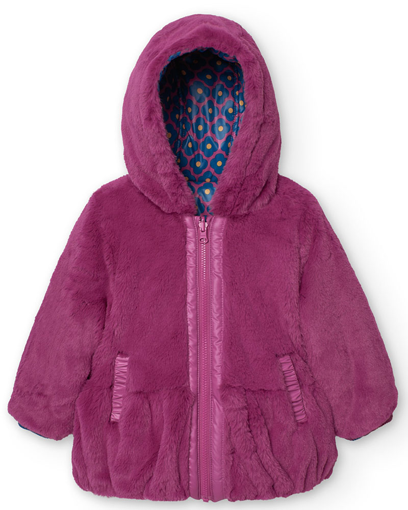 BOBOLI Reversible parka for baby girl - 249207