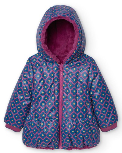 BOBOLI Reversible parka for baby girl - 249207