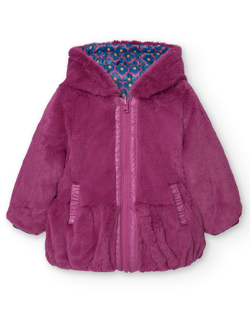 BOBOLI Reversible parka for baby girl - 249207