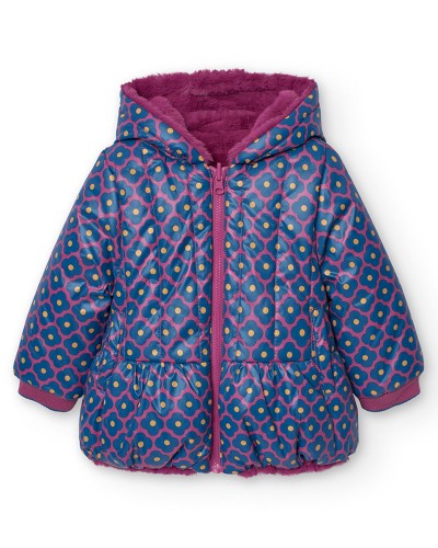 BOBOLI Reversible parka for baby girl - 249207