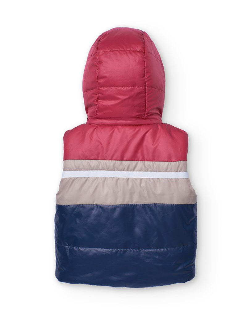 BOBOLI Vest reversible for baby boy - 309158