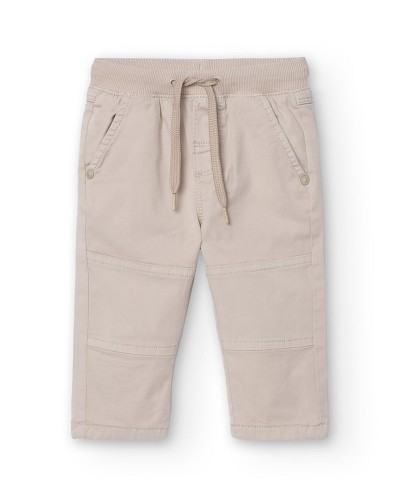 BOBOLI Stretch gabardine trousers for baby -BCI - 399001