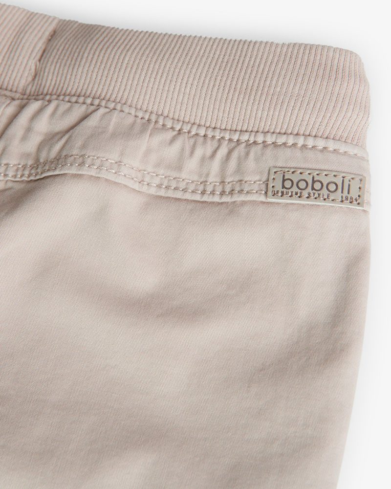 BOBOLI Stretch gabardine trousers for baby -BCI - 399001