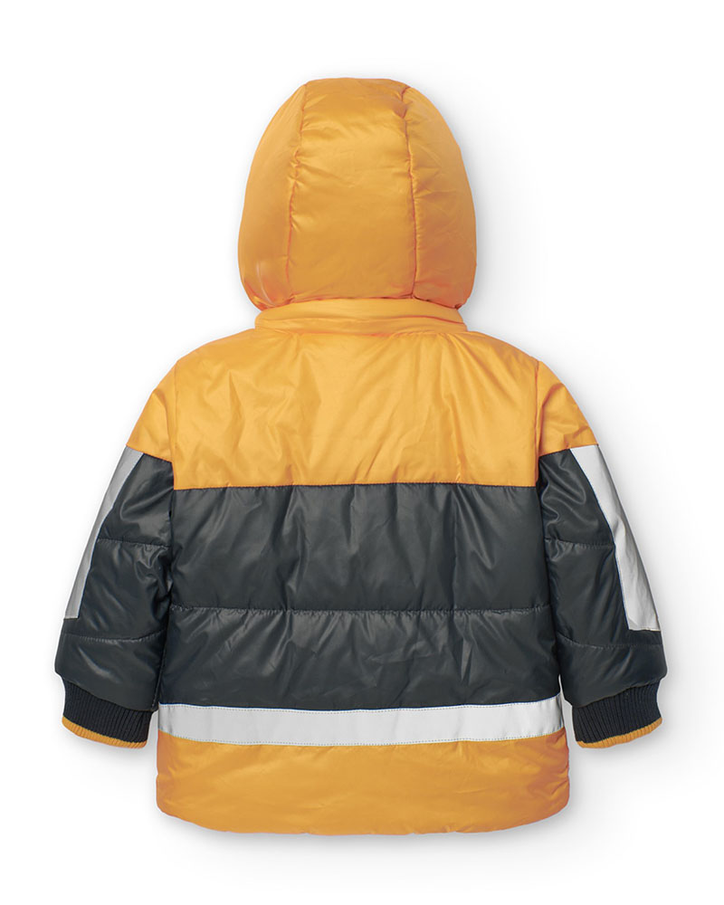 BOBOLI Reversible parka for baby boy - 319137