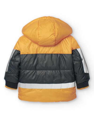 BOBOLI Reversible parka for baby boy - 319137