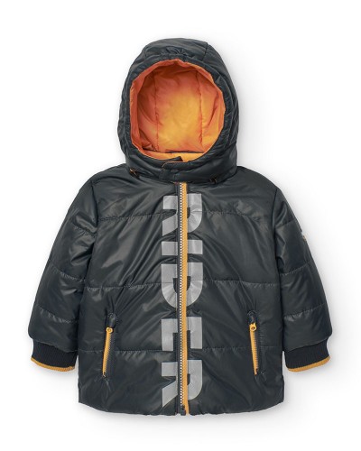 BOBOLI Reversible parka for baby boy - 319137