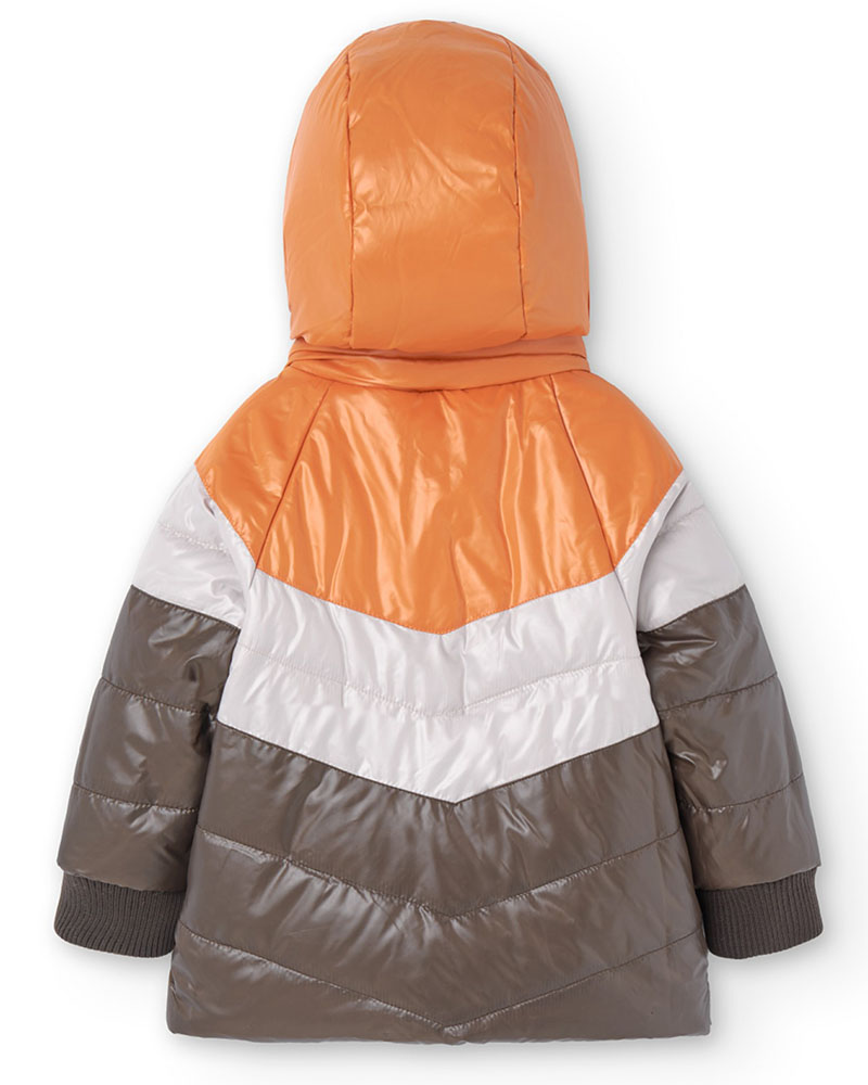 BOBOLI Reversible parka for baby boy - 339173