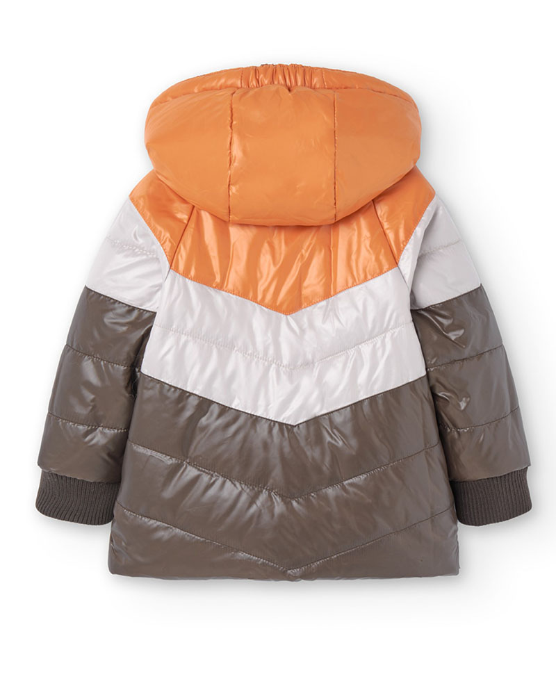 BOBOLI Reversible parka for baby boy - 339173