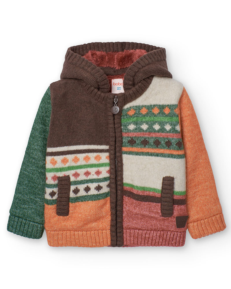 BOBOLI Knitwear jacket for baby boy - 339140