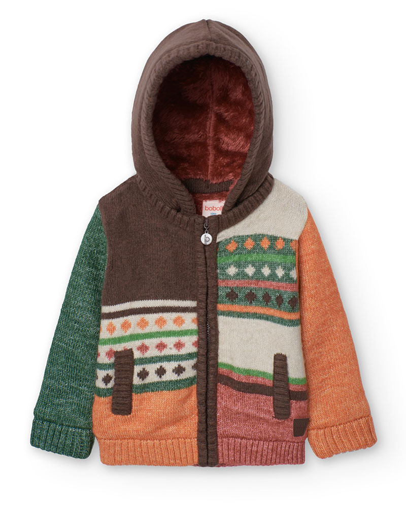 BOBOLI Knitwear jacket for baby boy - 339140