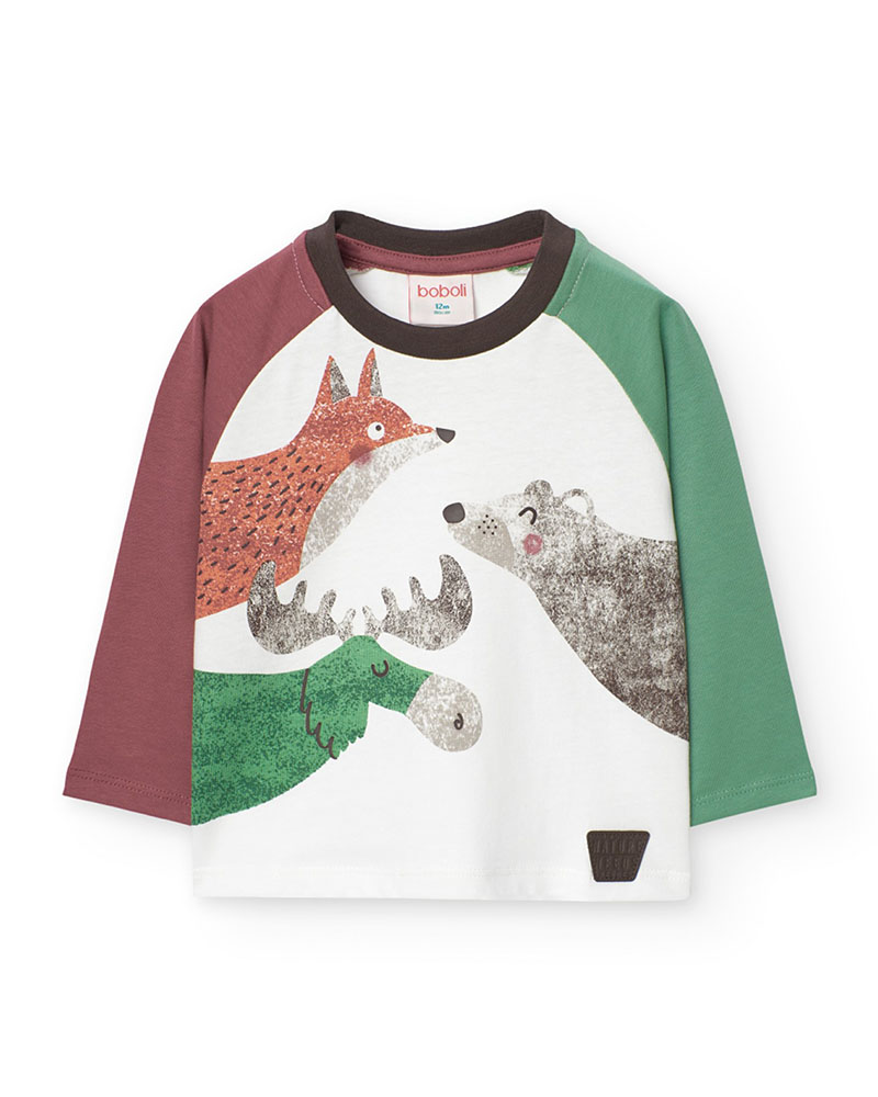 BOBOLI Knit t-Shirt for baby boy -BCI - 339128