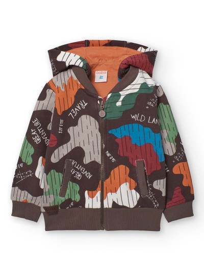 BOBOLI Fleece jacket printed for baby -BCI - 339162