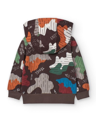 BOBOLI Fleece jacket printed for baby -BCI - 339162