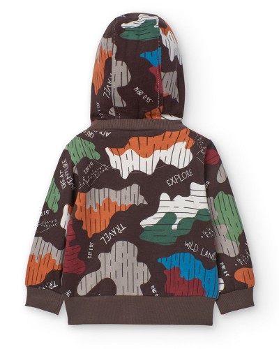 BOBOLI Fleece jacket printed for baby -BCI - 339162