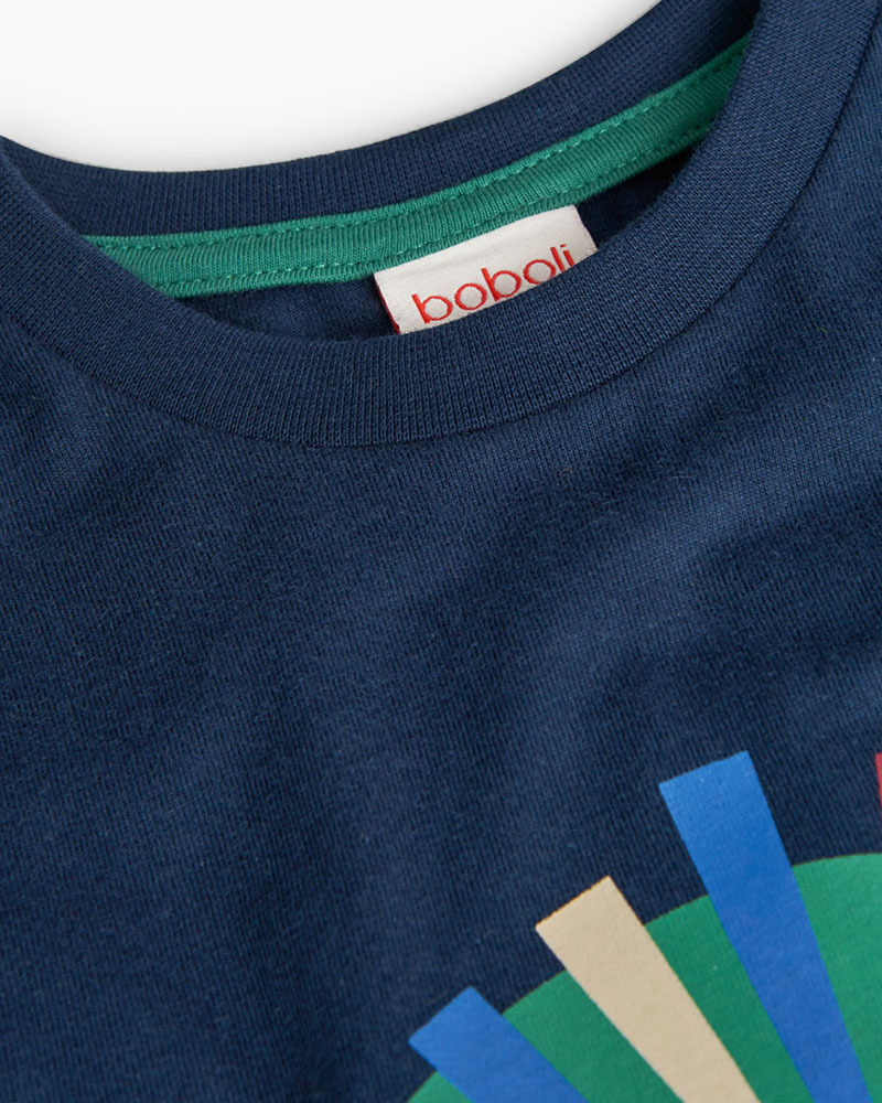 BOBOLI Knit t-Shirt basic for boy -BCI - 599003