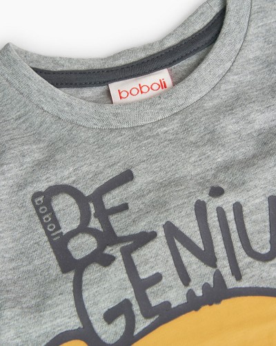 BOBOLI Knit t-Shirt basic for baby boy -BCI - 399034