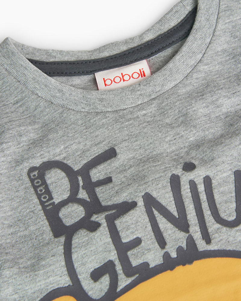 BOBOLI Knit t-Shirt basic for baby boy -BCI - 399034