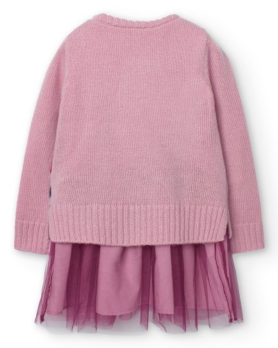 BOBOLI Knitwear dress for girl - 729277