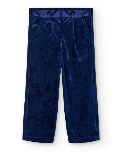 BOBOLI Velour trousers for girl - 729266